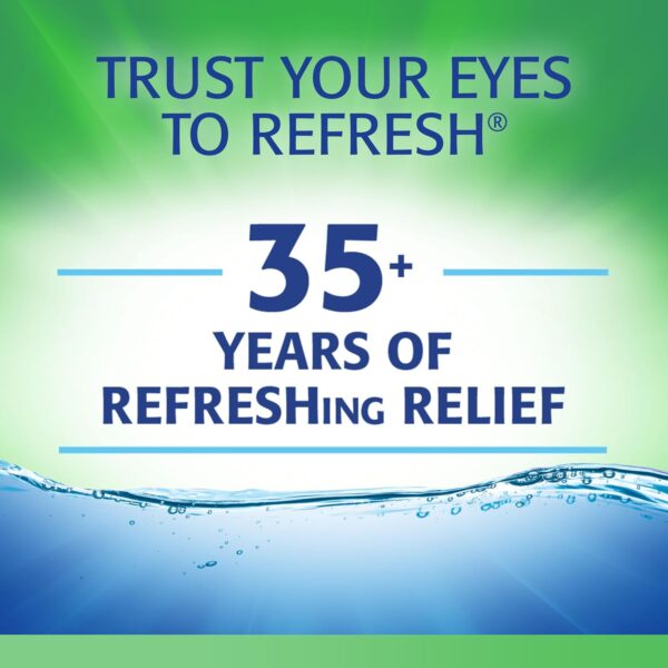 Refresh Tears, Lubricant Eye Drops, 2 Bottles .5 fl oz (15 ml)  Health & Household - Image 3