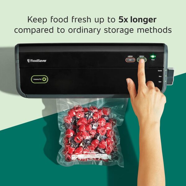 FoodSaver Precut Vacuum Sealer Bags for Airtight Food Storage and Sous Vide Cooking, BPA-Free, 1 Quart, 44 Count - Image 3